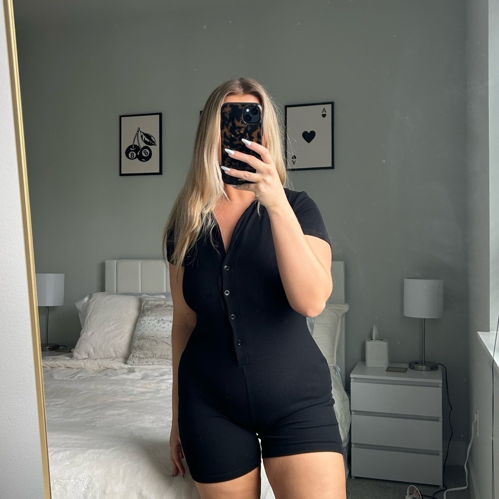Collared One Piece